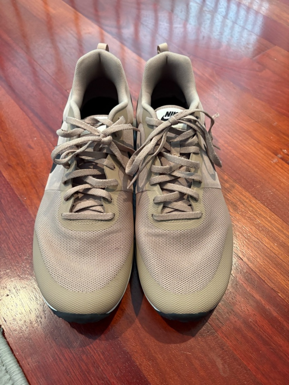 Nike Men’s Athletic Sneakers in Taupe/Beige